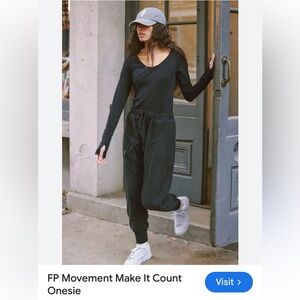 FP Movement by Free People Black Jumpsuit